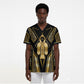 Egypt Tyet Scrub Top Ancient Mythology Knot Of Isis Gold