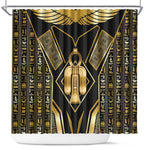 Egypt Tyet Shower Curtain Ancient Mythology Knot Of Isis Gold