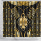 Egypt Tyet Shower Curtain Ancient Mythology Knot Of Isis Gold