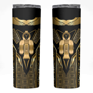 Egypt Tyet Skinny Tumbler Ancient Mythology Knot Of Isis Gold