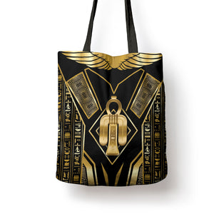 Egypt Tyet Tote Bag Ancient Mythology Knot Of Isis Gold