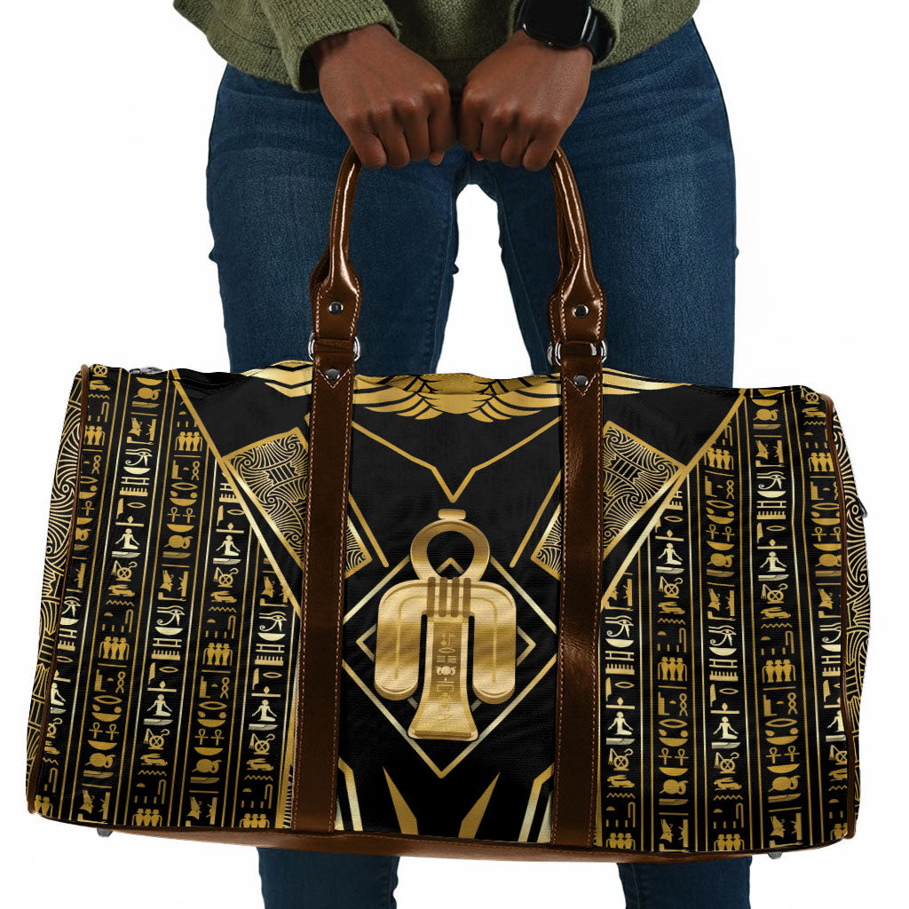 Egypt Tyet Travel Bag Ancient Mythology Knot Of Isis Gold