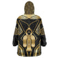 Egypt Tyet Wearable Blanket Hoodie Ancient Mythology Knot Of Isis Gold