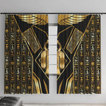 Egypt Tyet Window Curtain Ancient Mythology Knot Of Isis Gold