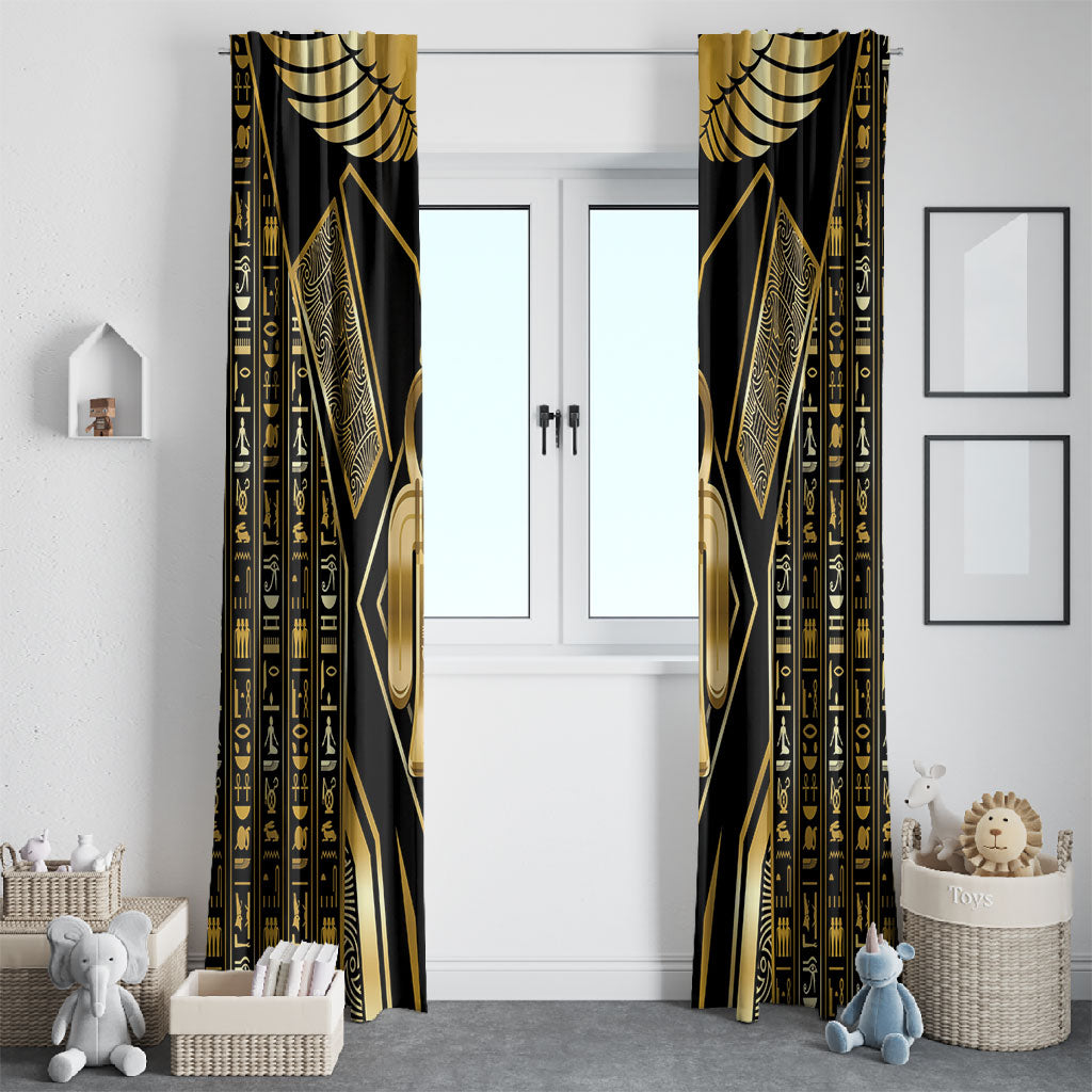 Egypt Tyet Window Curtain Ancient Mythology Knot Of Isis Gold