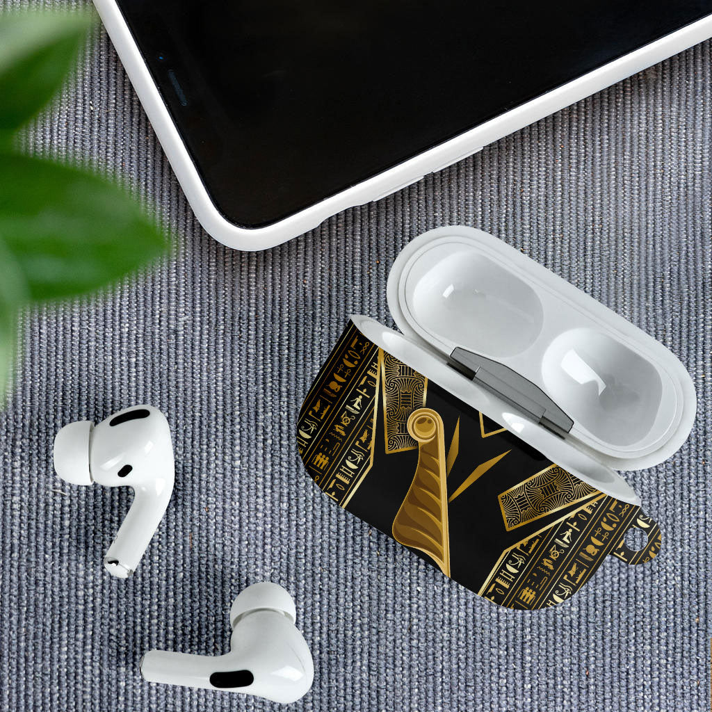 Egypt Feather Of Maat AirPods Case Ancient Mythology Truth And Justice