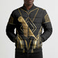 Egypt Feather Of Maat Bomber Puffer Jacket Ancient Mythology Truth And Justice
