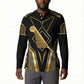 Egypt Feather Of Maat Button Sweatshirt Ancient Mythology Truth And Justice