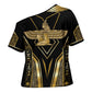 Egypt Feather Of Maat Cross Shoulder Shirt Ancient Mythology Truth And Justice