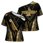 Egypt Feather Of Maat Cross Shoulder Shirt Ancient Mythology Truth And Justice