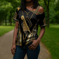 Egypt Feather Of Maat Cross Shoulder Shirt Ancient Mythology Truth And Justice