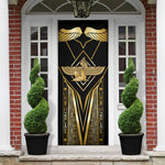 Egypt Feather Of Maat Door Cover Ancient Mythology Truth And Justice