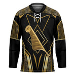 Egypt Feather Of Maat Hockey Jersey Ancient Mythology Truth And Justice