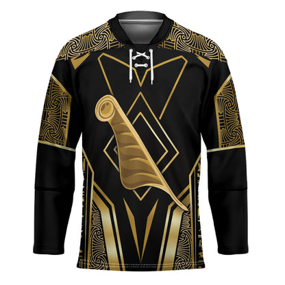 Egypt Feather Of Maat Hockey Jersey Ancient Mythology Truth And Justice