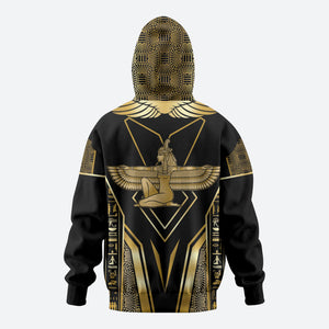 Egypt Feather Of Maat Hoodie Ancient Mythology Truth And Justice