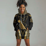 Egypt Feather Of Maat Hoodie Dress Ancient Mythology Truth And Justice