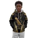 Egypt Feather Of Maat Kid Hoodie Ancient Mythology Truth And Justice