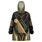 Egypt Feather Of Maat Kid Wearable Blanket Hoodie Ancient Mythology Truth And Justice