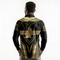 Egypt Feather Of Maat Long Sleeve Polo Shirt Ancient Mythology Truth And Justice