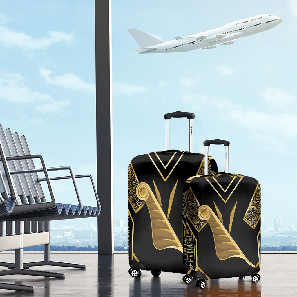 Egypt Feather Of Maat Luggage Cover Ancient Mythology Truth And Justice