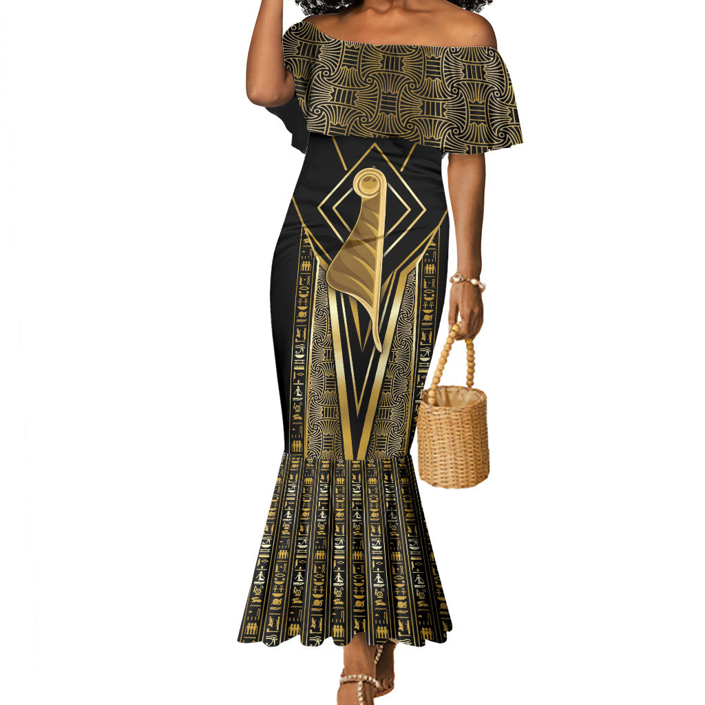 Egypt Feather Of Maat Mermaid Dress Ancient Mythology Truth And Justice
