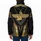 Egypt Feather Of Maat Padded Jacket Ancient Mythology Truth And Justice