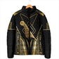 Egypt Feather Of Maat Padded Jacket Ancient Mythology Truth And Justice