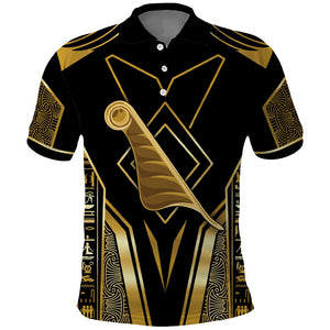 Egypt Feather Of Maat Polo Shirt Ancient Mythology Truth And Justice
