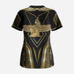 Egypt Feather Of Maat Scrub Top Ancient Mythology Truth And Justice