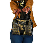 Egypt Feather Of Maat Shoulder Handbag Ancient Mythology Truth And Justice