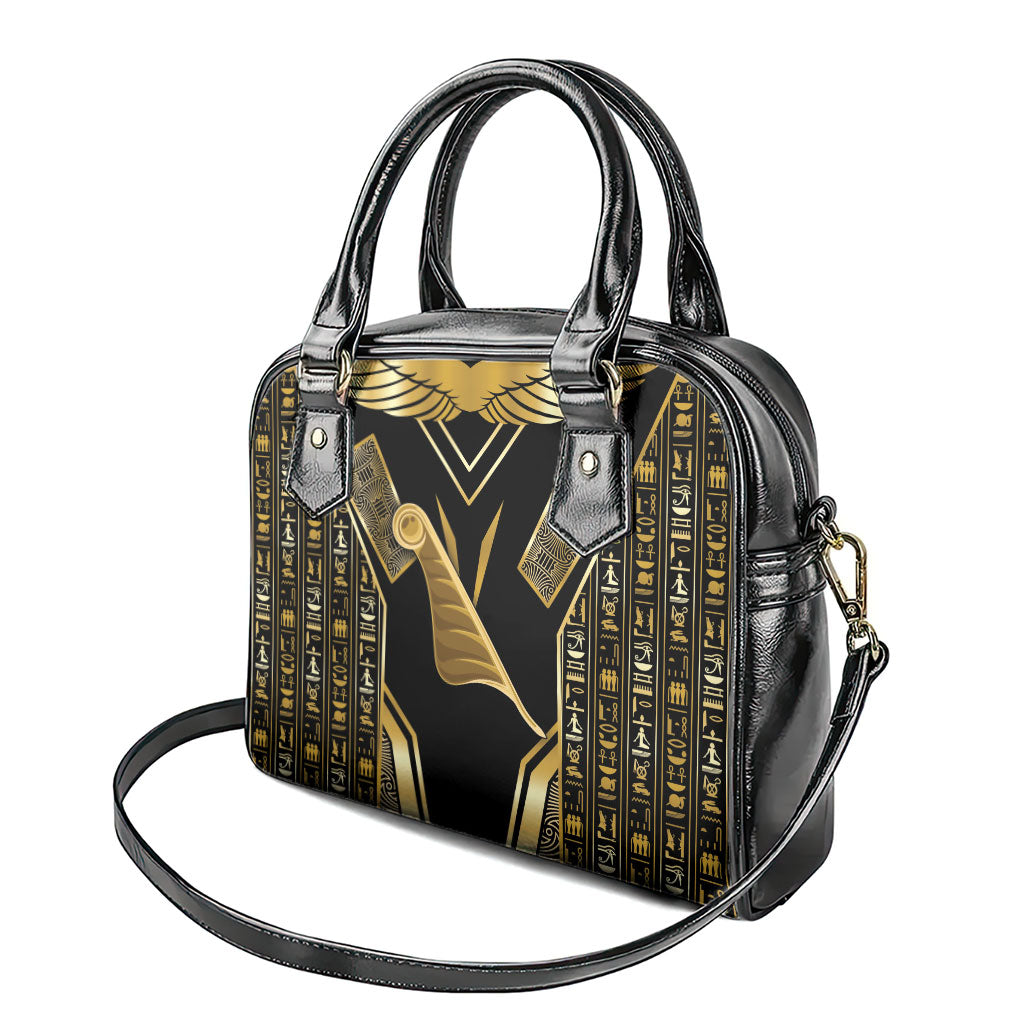 Egypt Feather Of Maat Shoulder Handbag Ancient Mythology Truth And Justice
