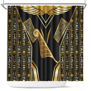 Egypt Feather Of Maat Shower Curtain Ancient Mythology Truth And Justice