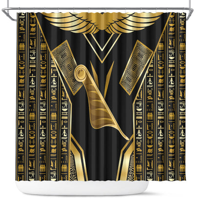 Egypt Feather Of Maat Shower Curtain Ancient Mythology Truth And Justice