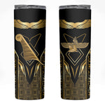 Egypt Feather Of Maat Skinny Tumbler Ancient Mythology Truth And Justice