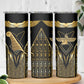 Egypt Feather Of Maat Skinny Tumbler Ancient Mythology Truth And Justice