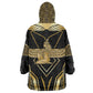 Egypt Feather Of Maat Wearable Blanket Hoodie Ancient Mythology Truth And Justice
