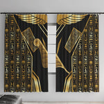 Egypt Feather Of Maat Window Curtain Ancient Mythology Truth And Justice