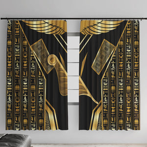 Egypt Feather Of Maat Window Curtain Ancient Mythology Truth And Justice