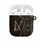 Egypt Crook And Flail AirPods Case Ancient Mythology Pharaoh Royalty Gold