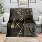 Egypt Crook And Flail Blanket Ancient Mythology Pharaoh Royalty Gold