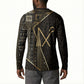Egypt Crook And Flail Button Sweatshirt Ancient Mythology Pharaoh Royalty Gold