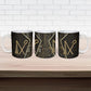 Egypt Crook And Flail Ceramic Mug Ancient Mythology Pharaoh Royalty Gold