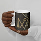 Egypt Crook And Flail Ceramic Mug Ancient Mythology Pharaoh Royalty Gold