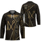 Egypt Crook And Flail Hockey Jersey Ancient Mythology Pharaoh Royalty Gold