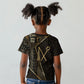 Egypt Crook And Flail Kid T shirt Ancient Mythology Pharaoh Royalty Gold