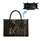 Egypt Crook And Flail Leather Bag Ancient Mythology Pharaoh Royalty Gold