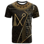 Egypt Crook And Flail T shirt Ancient Mythology Pharaoh Royalty Gold