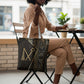 Egypt Crook And Flail Tote Bag Ancient Mythology Pharaoh Royalty Gold