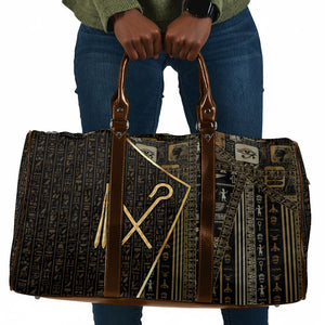Egypt Crook And Flail Travel Bag Ancient Mythology Pharaoh Royalty Gold