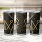 Egypt Crook And Flail Tumbler Cup Ancient Mythology Pharaoh Royalty Gold